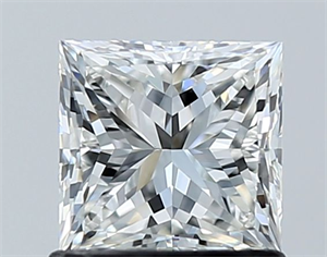 Picture of Natural Diamond 1.00 Carats, Princess with  Cut, G Color, VS2 Clarity and Certified by GIA