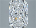 Diamante Natural 5.02 quilates, Radiante , Color E, claridad VS2 y certificado GIA