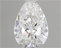 Natural Diamond 0.53 Carats, Pear with  Cut, G Color, VS2 Clarity and Certified by GIA