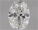 Natural Diamond 0.44 Carats, Oval with  Cut, G Color, VVS1 Clarity and Certified by GIA