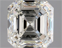 Natural Diamond 1.90 Carats, Asscher with  Cut, J Color, IF Clarity and Certified by GIA