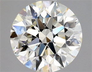 Picture of Natural Diamond 1.00 Carats, Round with Excellent Cut, K Color, SI1 Clarity and Certified by GIA