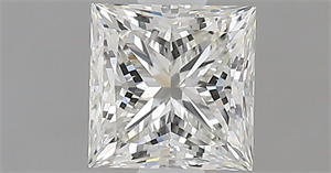 Foto Diamante Natural 0.72 quilates, Princesa , Color H, claridad VVS1 y certificado IGI de