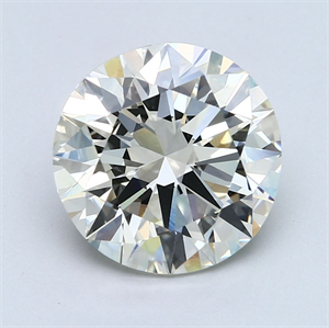 Picture of Natural Diamond 5.01 Carats, Round with Excellent Cut, K Color, VS1 Clarity and Certified by GIA