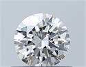 Diamante Natural 0.50 quilates, Redondo , Color F, claridad SI1 y certificado GIA