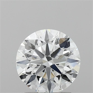 Picture of Lab Grown Diamond 1.53 Carats, Round with Ideal Cut, F Color, VVS2 Clarity and Certified by IGI