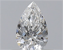 Diamante Natural 0.33 quilates, De pera , Color F, claridad SI1 y certificado GIA