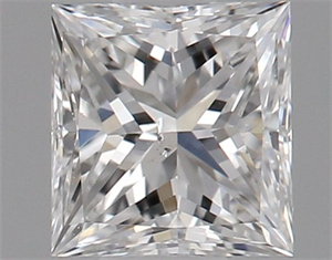 Foto Diamante Natural 0.30 quilates, Princesa , Color E, claridad SI1 y certificado GIA de