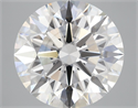 Lab Grown Diamond 7.87 Carats, Round with Ideal Cut, G Color, VS2 Clarity and Certified by IGI
