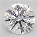 Lab Grown Diamond 4.00 Carats, Round with Excellent Cut, D Color, IF Clarity and Certified by IGI