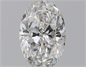 Natural Diamond 1.20 Carats, Oval with  Cut, F Color, VS1 Clarity and Certified by GIA
