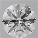 Lab Grown Diamond 4.51 Carats, Round with Ideal Cut, E Color, VS1 Clarity and Certified by IGI