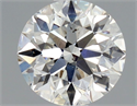 Natural Diamond 1.00 Carats, Round with Excellent Cut, H Color, SI1 Clarity and Certified by GIA