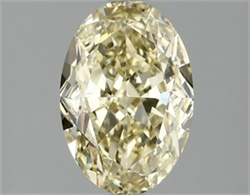Picture of Lab Grown Diamond 2.02 Carats, Oval with  Cut, Fancy Vivid Yellow Color, VS1 Clarity and Certified by IGI