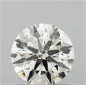 Natural Diamond 1.00 Carats, Round with Excellent Cut, K Color, I1 Clarity and Certified by GIA