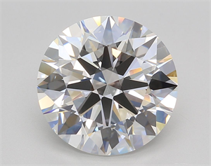 Picture of Lab Grown Diamond 5.02 Carats, Round with Ideal Cut, E Color, VVS2 Clarity and Certified by IGI