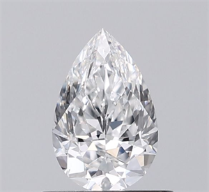 Picture of Natural Diamond 0.61 Carats, Pear with  Cut, D Color, VVS1 Clarity and Certified by GIA