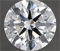 Diamante Natural 1.50 quilates, Redondo , Color H, claridad VVS1 y certificado GIA