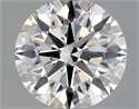 Natural Diamond 0.85 Carats, Round with Excellent Cut, D Color, VS2 Clarity and Certified by GIA
