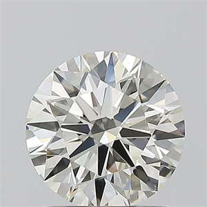Picture of Natural Diamond 1.12 Carats, Round with Excellent Cut, J Color, VS2 Clarity and Certified by GIA