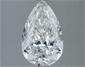 Diamante Natural 1.51 quilates, De pera , Color G, claridad SI1 y certificado IGI