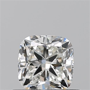 Foto Diamante Natural 0.50 quilates, Del cojín , Color I, claridad VVS1 y certificado GIA de