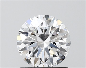 Picture of Lab Grown Diamond 1.04 Carats, Round with Excellent Cut, D Color, VVS1 Clarity and Certified by IGI