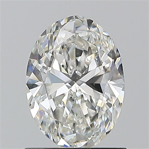 Foto Diamante Natural 1.01 quilates, Ovalado , Color G, claridad VS1 y certificado GIA de