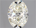 Natural Diamond 1.02 Carats, Oval with  Cut, J Color, VVS1 Clarity and Certified by GIA