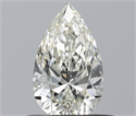 Diamante Natural 0.50 quilates, De pera , Color J, claridad IF y certificado IGI