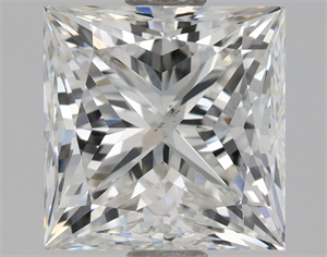 Picture of Natural Diamond 1.50 Carats, Princess with  Cut, H Color, VS2 Clarity and Certified by GIA