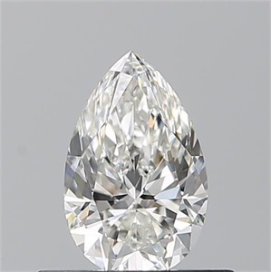 Picture of Natural Diamond 0.50 Carats, Pear with  Cut, H Color, VS1 Clarity and Certified by GIA