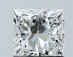 Foto Diamante Natural 1.01 quilates, Princesa , Color I, claridad SI1 y certificado GIA de