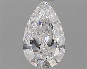 Picture of Natural Diamond 0.40 Carats, Pear with  Cut, D Color, VS1 Clarity and Certified by GIA