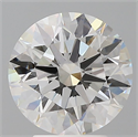 Lab Grown Diamond 3.58 Carats, Round with Ideal Cut, E Color, VVS2 Clarity and Certified by IGI