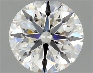 Picture of Natural Diamond 0.59 Carats, Round with Excellent Cut, H Color, VS1 Clarity and Certified by GIA