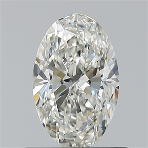 Picture of Natural Diamond 0.70 Carats, Oval with  Cut, I Color, VVS1 Clarity and Certified by GIA