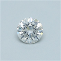 Diamante Natural 0.40 quilates, Redondo , Color F, claridad SI2 y certificado GIA