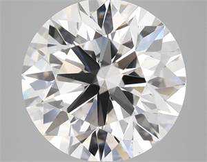 Picture of Lab Grown Diamond 3.69 Carats, Round with Ideal Cut, D Color, VS2 Clarity and Certified by IGI