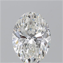 Natural Diamond 1.20 Carats, Oval with  Cut, G Color, VVS2 Clarity and Certified by GIA