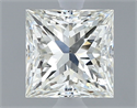 Natural Diamond 0.70 Carats, Princess with  Cut, I Color, VS2 Clarity and Certified by GIA
