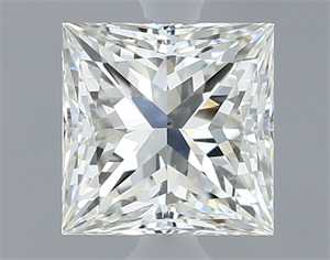 Picture of Natural Diamond 0.70 Carats, Princess with  Cut, I Color, VS2 Clarity and Certified by GIA