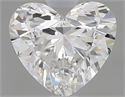 Diamante Natural 0.90 quilates, Corazón , Color E, claridad VS1 y certificado GIA
