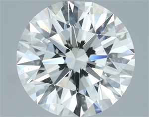 Foto Diamante Natural 2.15 quilates, Redondo , Color H, claridad SI1 y certificado IGI de