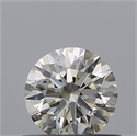 Natural Diamond 0.51 Carats, Round with Excellent Cut, J Color, VVS1 Clarity and Certified by GIA