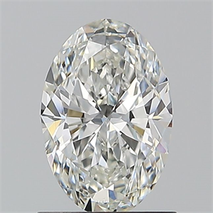 Picture of Natural Diamond 1.01 Carats, Oval with  Cut, G Color, VS2 Clarity and Certified by GIA