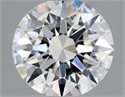 Diamante Natural 0.41 quilates, Redondo , Color F, claridad IF y certificado GIA