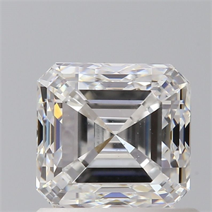 Foto Diamante Natural 1.00 quilates, Asscher , Color F, claridad VS2 y certificado GIA de