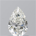 Natural Diamond 0.72 Carats, Pear with  Cut, I Color, VVS1 Clarity and Certified by GIA