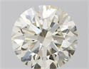 Natural Diamond 1.00 Carats, Round with Excellent Cut, J Color, SI1 Clarity and Certified by IGI